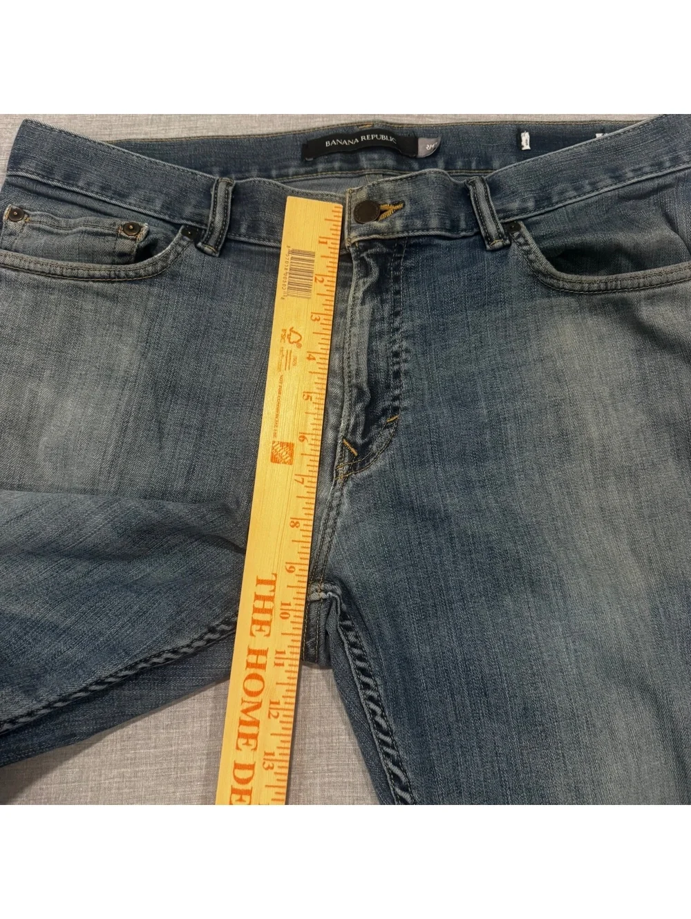Banana Republic Men’s Jeans 34x32 Dark Gray Straight Leg Denim Pants